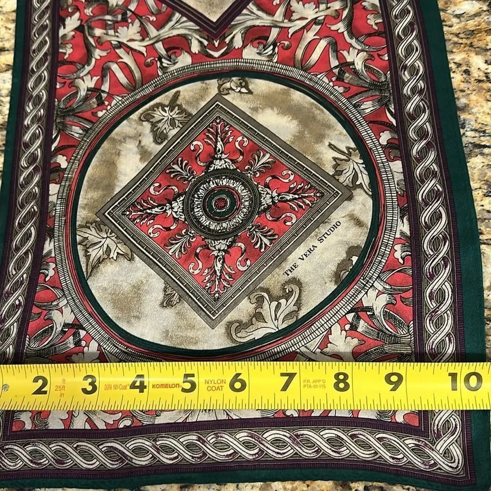 The Vera Studio Vintage Lightweight Printed Rectangle Scarf
